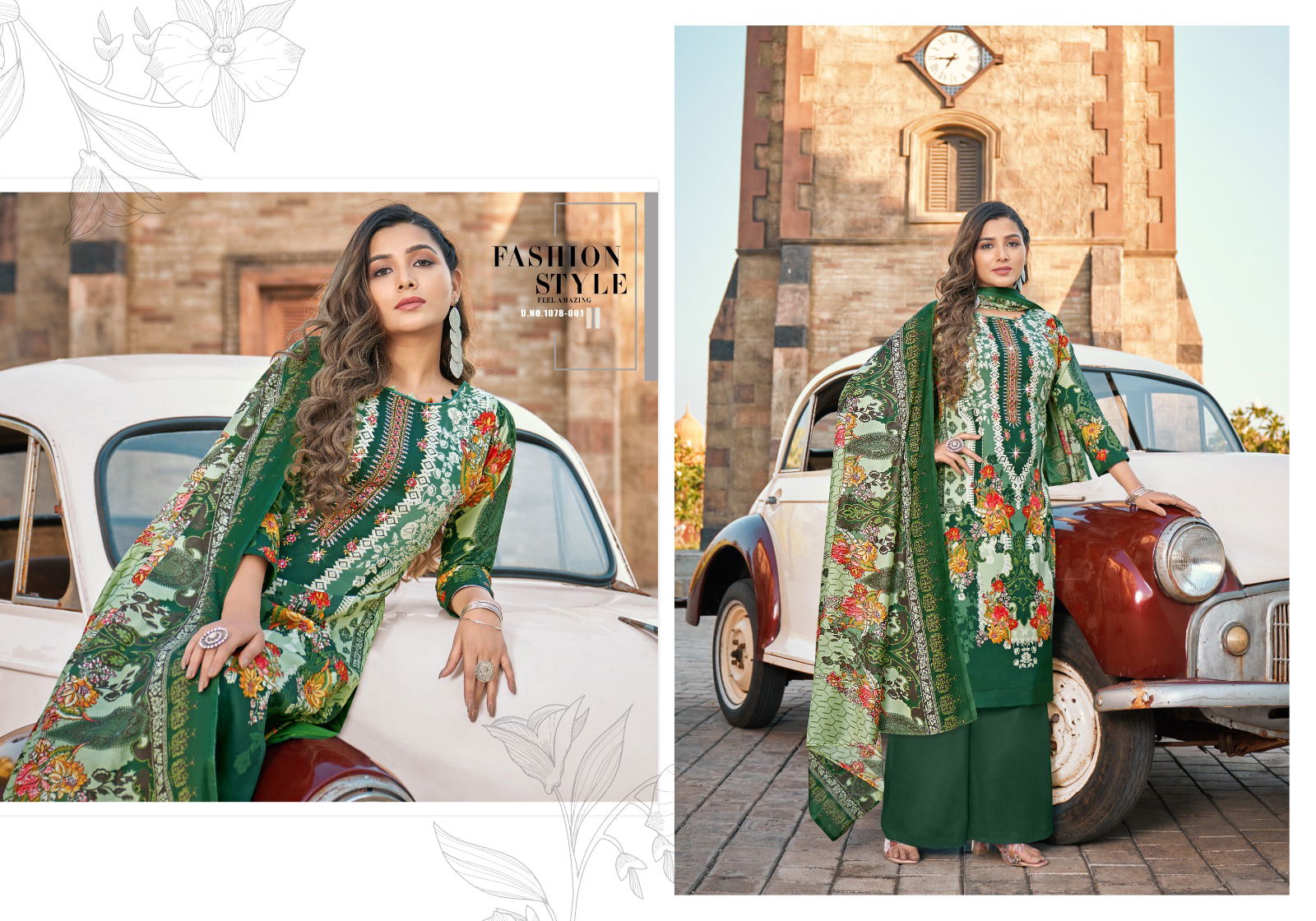 Mareena Vol 14 By Romani Cotton Dress Material Catalog